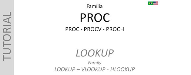 TUTORIAL – PROC PROCV PROCH / LOOKUP VLOOKUP HLOOKUP